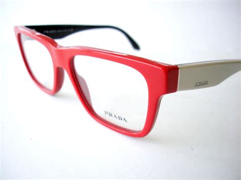 red prada glasses frames|authentic prada eyeglass frames.